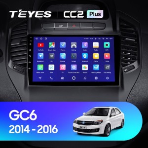 Штатная магнитола Teyes CC2 Plus 6/128 Geely GC6 1 (2014-2016)