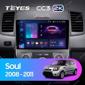 Штатная магнитола Teyes CC3 2K 360 6/128 Kia Soul 1 (2008-2014)