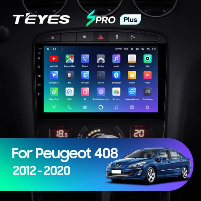Штатная магнитола Teyes SPRO Plus 6/128 Peugeot 408 1 T7 (2012-2020)