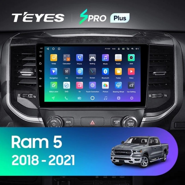 Штатная магнитола Teyes SPRO Plus 4/32 Dodge Ram 5 DT (2018-2021)