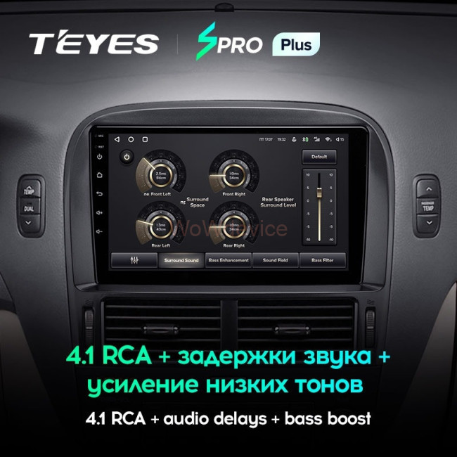 Штатная магнитола Teyes SPRO Plus 4/32 Toyota Celsior XF30 (2000-2006) F2