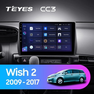 Штатная магнитола Teyes CC3 360 6/128 Toyota Wish 2 XE20 (2009-2017)