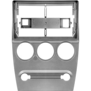 Рамка магнитолы 9.0" (цв.Серебро) для CITROEN C-Elysse 2008-2013