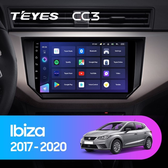 Штатная магнитола Teyes CC3 6/128 Seat Ibiza (2017-2020)