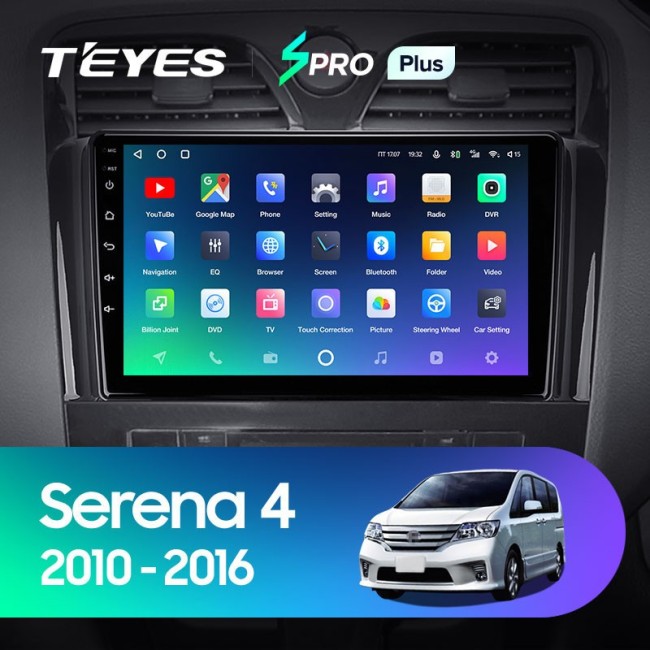 Штатная магнитола Teyes SPRO Plus 4/64 Nissan Serena 4 C26 (2010-2016)