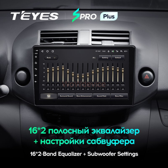 Штатная магнитола Teyes SPRO Plus 6/128 Toyota RAV4 3 XA30 (2005-2013) 10"