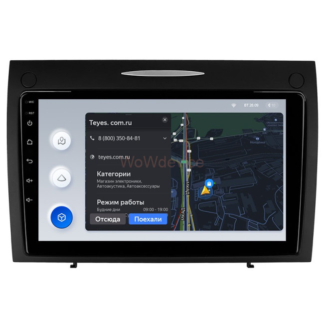 Штатная магнитола Teyes X1 4G 2/32 Mercedes-Benz SLK-Class R171 (2004-2011)