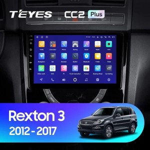 Штатная магнитола Teyes CC2 Plus 6/128 SsangYong Rexton Y290 3 (2012-2017)