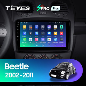 Штатная магнитола Teyes SPRO Plus 6/128 Volkswagen Beetle A4 (2002-2011)