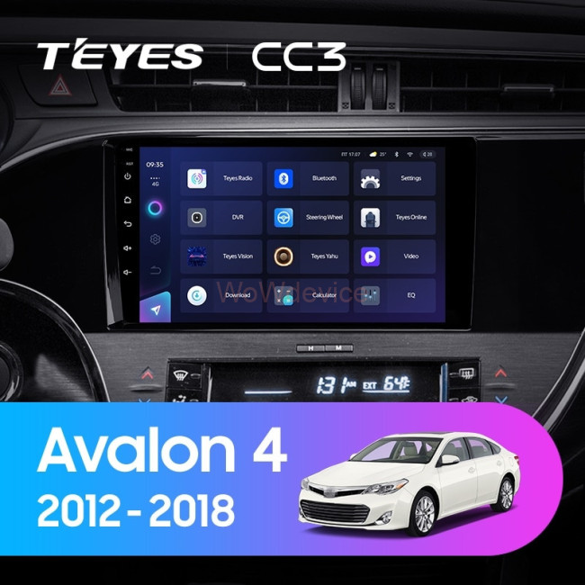 Штатная магнитола Teyes CC3 360 6/128 Toyota Avalon IV XX40 (2012-2018) Штатная магнитола Teyes CC3 360 6/128 Toyota Avalon IV XX40 (2012-2018)