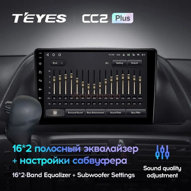 Штатная магнитола Teyes CC2 Plus 4/32 Honda Odyssey (2005-2010) (US EDITION)
