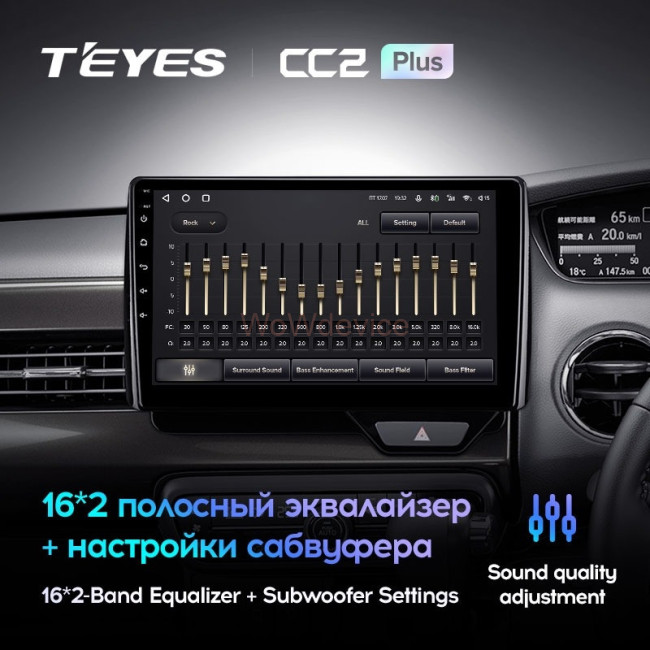 Штатная магнитола Teyes CC2 Plus 6/128 Honda N-BOX 2 JF3/4 (2017-2021) Правый руль