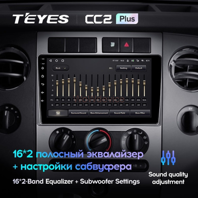 Штатная магнитола Teyes CC2L Plus 1/16 Ford Expedition 3 U3242 U3542 U324 U354 (2006-2017)