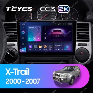 Штатная магнитола Teyes CC3 2K 4/64 Nissan X-Trail T30 (2000-2007)