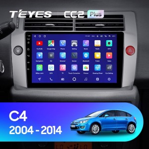 Штатная магнитола Teyes CC2L Plus 2/32 Citroen C4 (2004-2014)