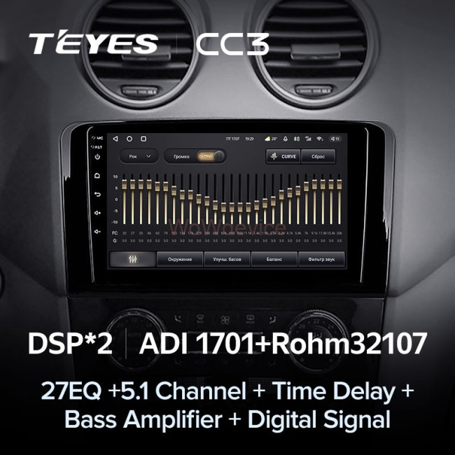 Штатная магнитола Teyes CC3 3/32 Mercedes Benz GL-Class (2005-2009) F1 Штатная магнитола Teyes CC3 3/32 Mercedes Benz GL-Class (2005-2009) F1