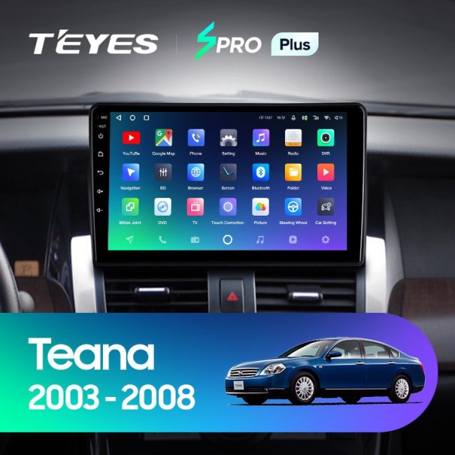 Штатная магнитола Teyes SPRO Plus 4/64 Nissan Teana J31 (2003-2008)
