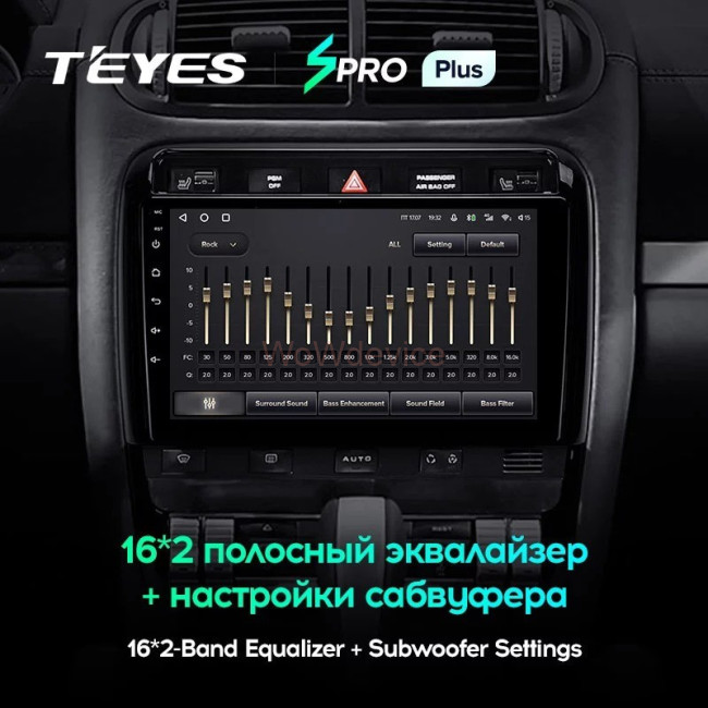 Штатная магнитола Teyes SPRO Plus 6/128 Porsche Cayenne I 1 9PA (2002-2010)