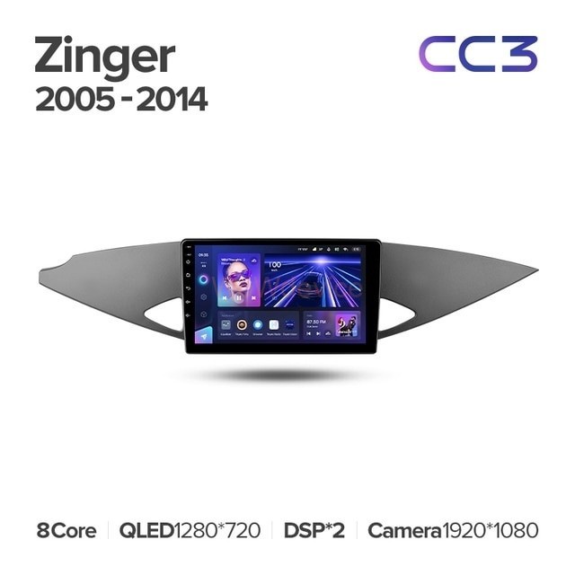 Штатная магнитола Teyes CC3 6/128 Mitsubishi Zinger (2005-2014) Штатная магнитола Teyes CC3 6/128 Mitsubishi Zinger (2005-2014)