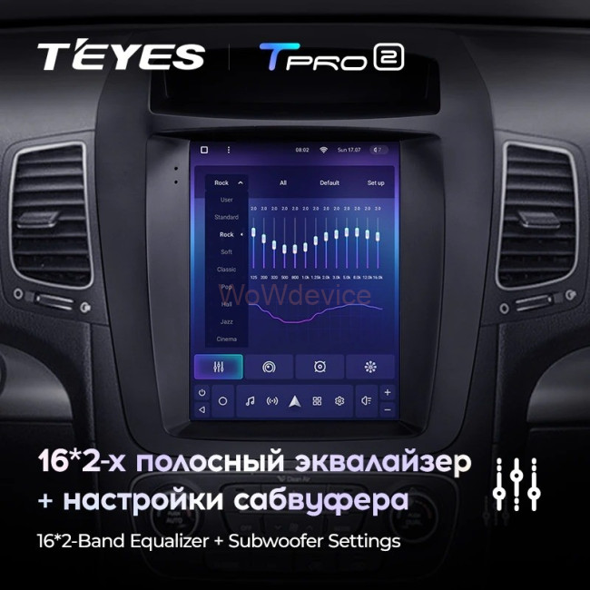 Штатная магнитола Tesla style Teyes TPRO 2 4/64 Kia Sorento 2 XM (2012-2021) HIGH F2