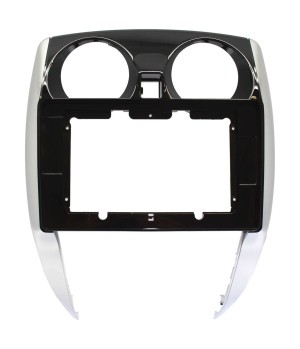 Рамка магнитолы 10.2" (цв.Глянцевый Черный) для NISSAN Note (E12) 2012+ Правый руль