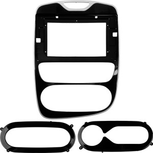 Рамка магнитолы 10.2" (цв.Глянцевый Черный) для RENAULT Clio 2016+ ver.2