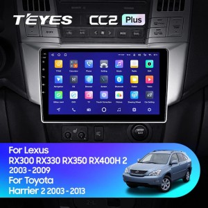 Штатная магнитола Teyes CC2 Plus 3/32 Toyota Harrier (2003-2009)