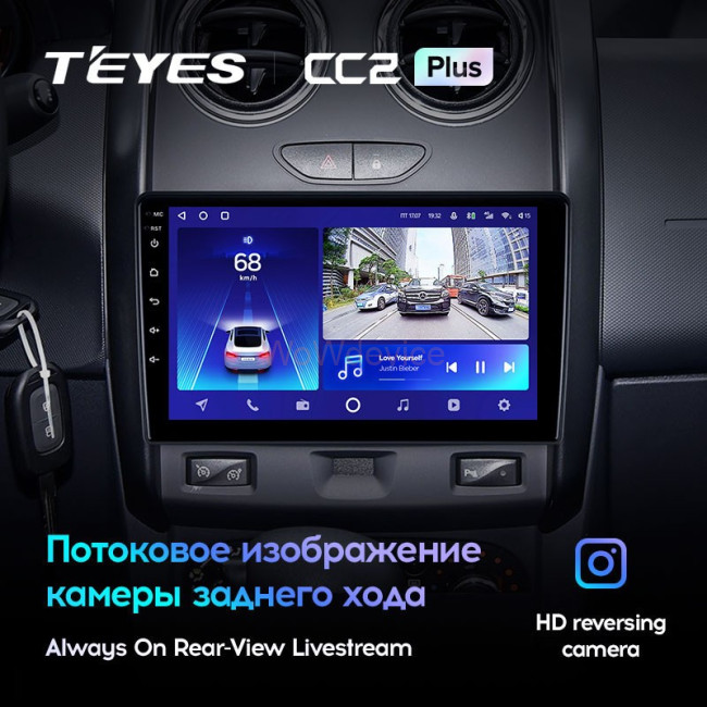 Штатная магнитола Teyes CC2L Plus 2/32 Renault Duster (2015-2018) Штатная магнитола Teyes CC2L Plus 2/32 Renault Duster (2015-2018)