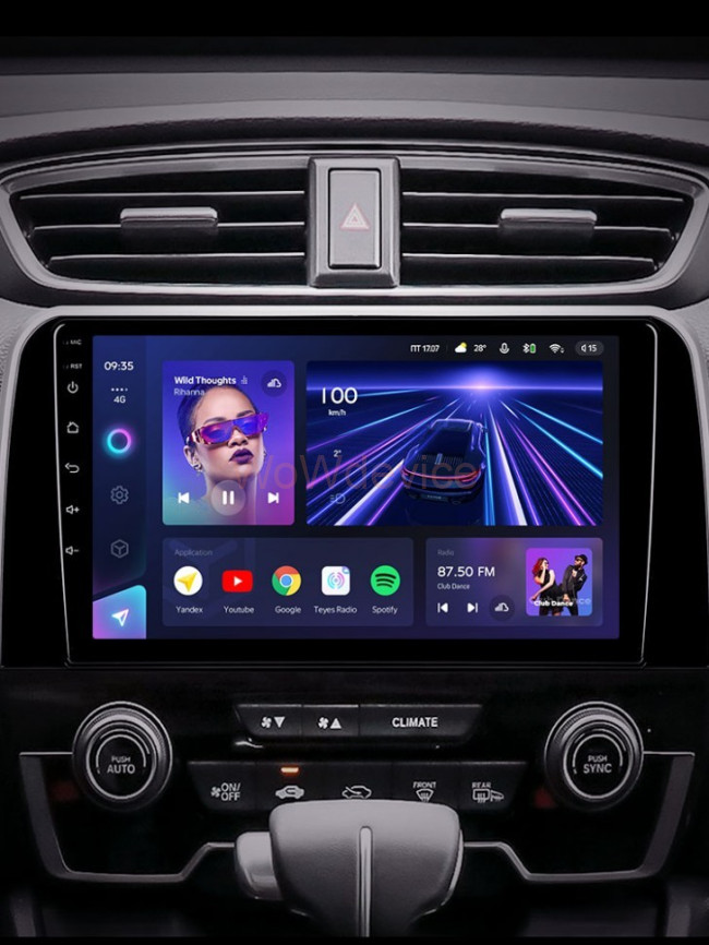 Штатная магнитола Teyes CC3 3/32 Honda CR-V 5 RT RW (2016-2018) Штатная магнитола Teyes CC3 3/32 Honda CR-V 5 RT RW (2016-2018)