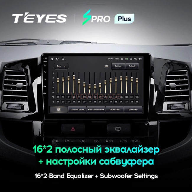 Штатная магнитола Teyes SPRO Plus 4/64 Toyota Fortuner (2008-2014) F1 Штатная магнитола Teyes SPRO Plus 4/64 Toyota Fortuner (2008-2014) F1