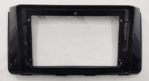 Рамка магнитолы 9.0" (цв.Глянцевый Черный) для HYUNDAI H350 2015+