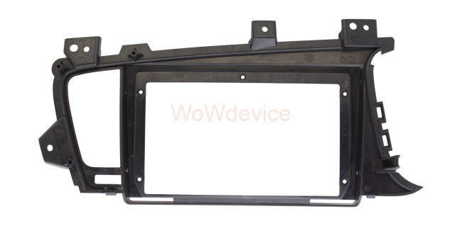 Рамка магнитолы 9.0" (цв.Черный) для KIA Optima (TF), K5 2010-2013 Левый руль