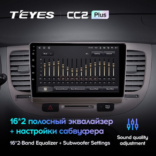 Штатная магнитола Teyes CC2 Plus 3/32 Kia Rio 2 (2005-2011) Штатная магнитола Teyes CC2 Plus 3/32 Kia Rio 2 (2005-2011)