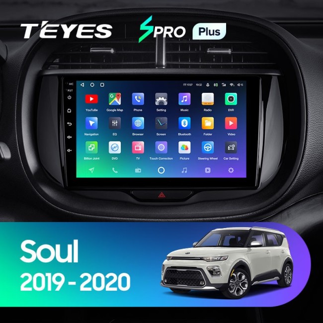 Штатная магнитола Teyes SPRO Plus 6/128 Kia Soul (2019-2020)