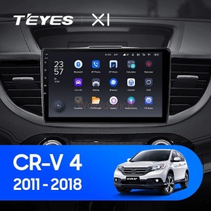 Штатная магнитола Teyes X1 4G 2/32 Honda CR-V 4 RM RE (2011-2015) Тип-A