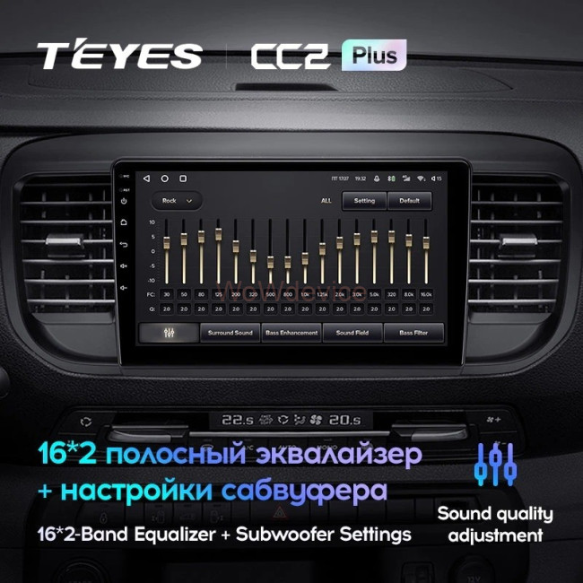 Штатная магнитола Teyes CC2 Plus 4/64 Citroen Jumpy 3 SpaceTourer (2016-2021)