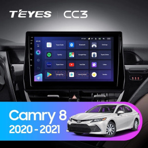Штатная магнитола Teyes CC3 6/128 Toyota Camry VIII 8 XV70 (2020-2021)