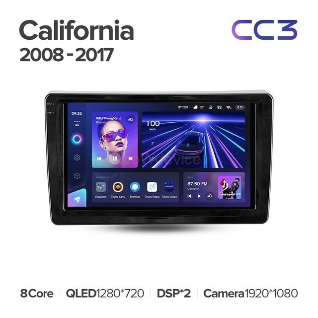 Штатная магнитола Teyes CC3 6/128 Ferrari California (2008-2017) Штатная магнитола Teyes CC3 6/128 Ferrari California (2008-2017)