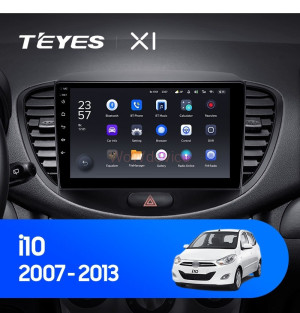 Штатная магнитола Teyes X1 4G 2/32 Hyundai i10 (2007-2013)