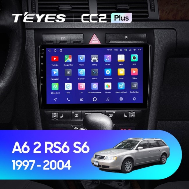 Штатная магнитола Teyes CC2L Plus 1/16 Audi RS6 1 (2002-2006)