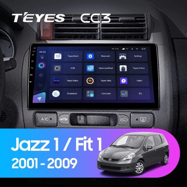 Штатная магнитола Teyes CC3 3/32 Honda Jazz 1 (2001-2009)