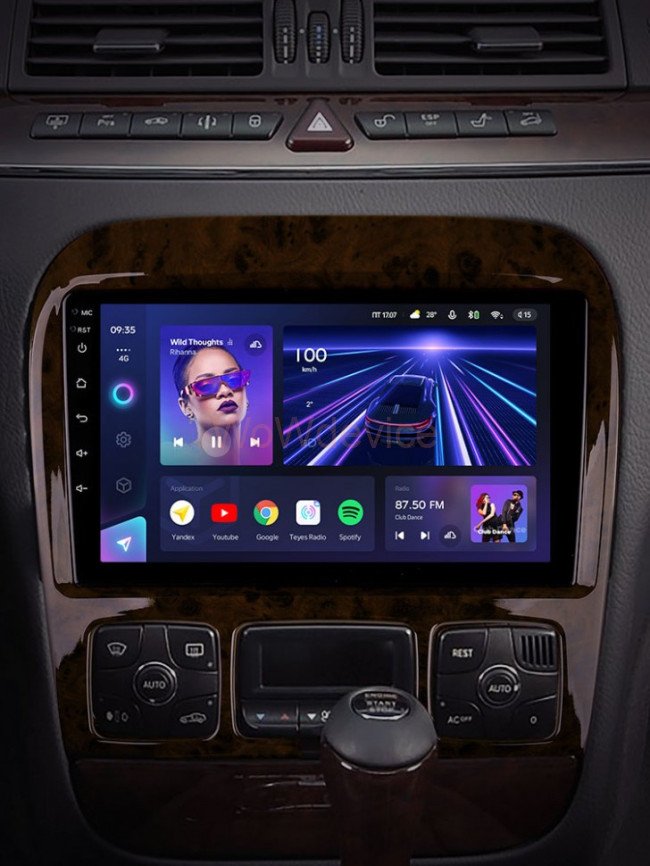 Штатная магнитола Teyes CC3 3/32 Mercedes Benz S-Class W220 VV220 (1998-2005)