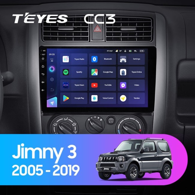 Штатная магнитола Teyes CC3 3/32 Suzuki Jimny 3 (2005-2019)