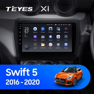 Штатная магнитола Teyes X1 4G 2/32 Suzuki Swift 5 (2016-2020)