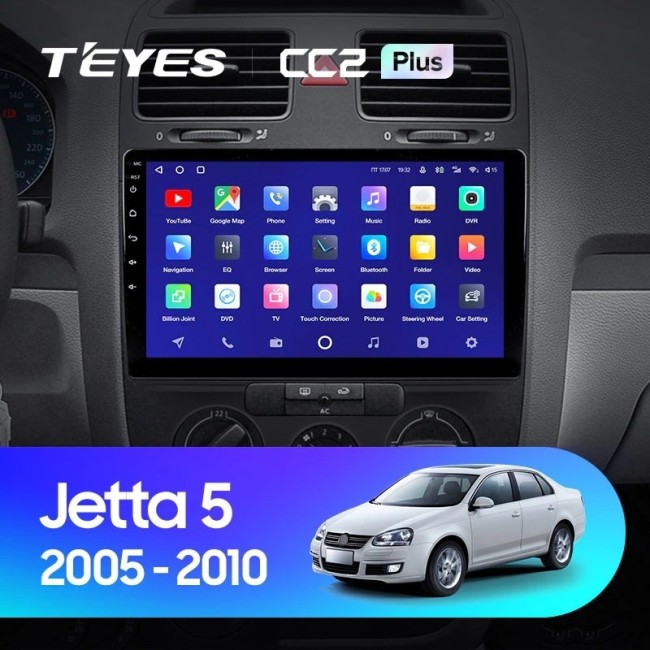 Штатная магнитола Teyes CC2 Plus 6/128 Volkswagen Jetta 2018+