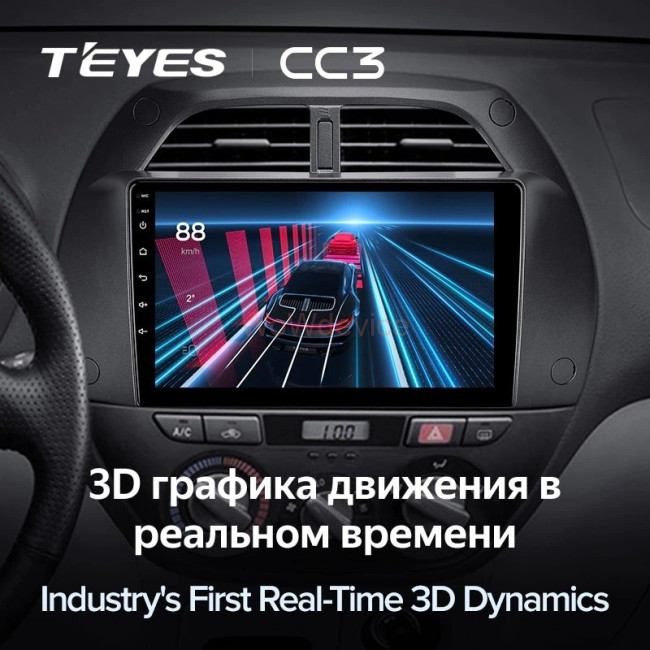 Штатная магнитола Teyes CC3 360 6/128 Toyota RAV4 2 CA20 (2000-2003)