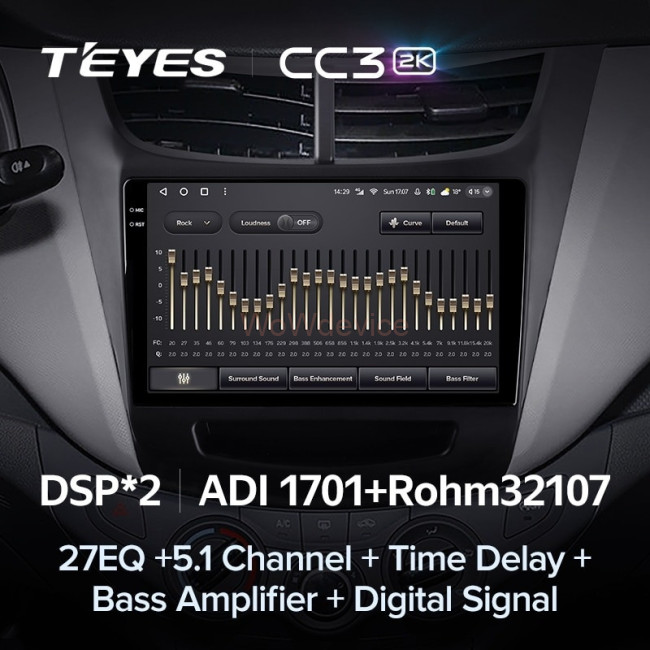 Штатная магнитола Teyes CC3 2K 6/128 Chevrolet Sail (2015-2018) Штатная магнитола Teyes CC3 2K 6/128 Chevrolet Sail (2015-2018)