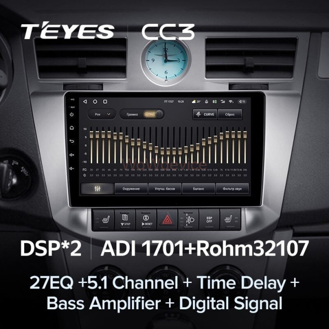 Штатная магнитола Teyes CC3 360 6/128 Chrysler Sebring 3 JS (2006-2010)
