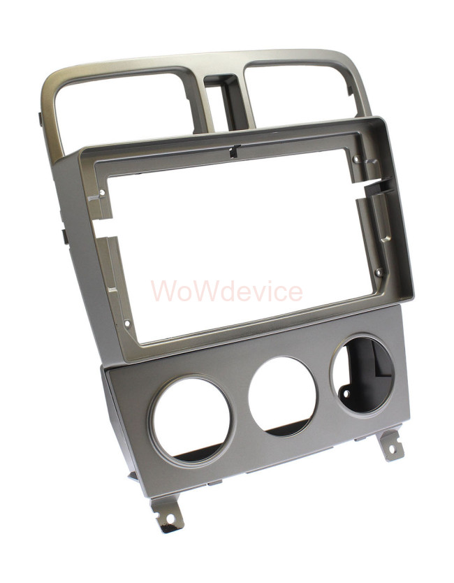 Рамка магнитолы 9.0" (цв.Серебро) для SUBARU Forester 2002-2008