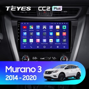 Штатная магнитола Teyes CC2L Plus 1/16 Nissan Murano 3 Z52 (2014-2020)